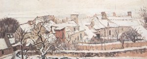 L´Hiver av Camille Jacob Pissarro